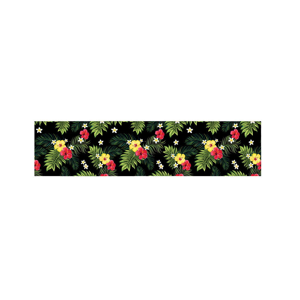 Tropical Hibiscus Aloha Pattern Print Bed Runner
