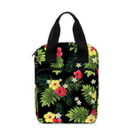 Tropical Hibiscus Aloha Pattern Print Bible Tote Bag