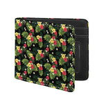 Tropical Hibiscus Aloha Pattern Print Bifold Wallet