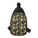 Tropical Hibiscus Aloha Pattern Print Chest Bag