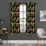 Tropical Hibiscus Aloha Pattern Print Curtain