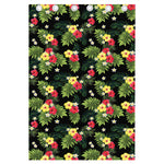 Tropical Hibiscus Aloha Pattern Print Curtain