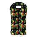 Tropical Hibiscus Aloha Pattern Print Double Neoprene Wine Tote