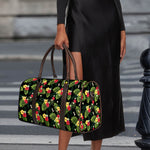 Tropical Hibiscus Aloha Pattern Print Duffle Bag