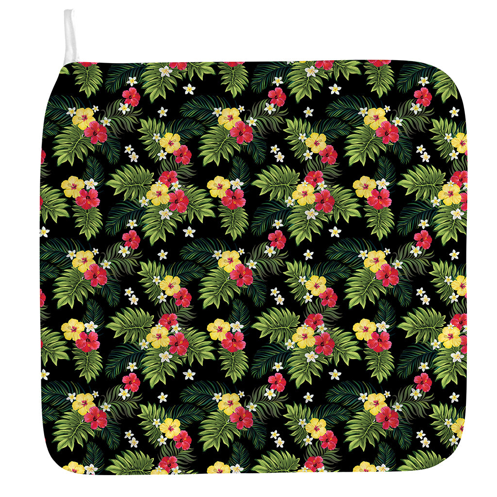 Tropical Hibiscus Aloha Pattern Print Hand Towel