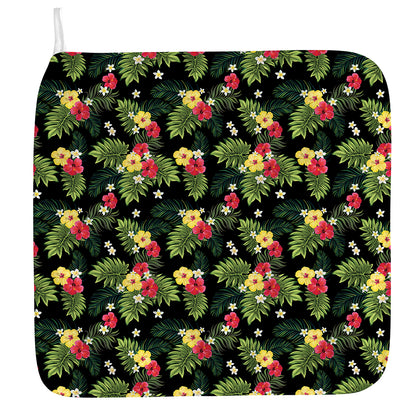 Tropical Hibiscus Aloha Pattern Print Hand Towel