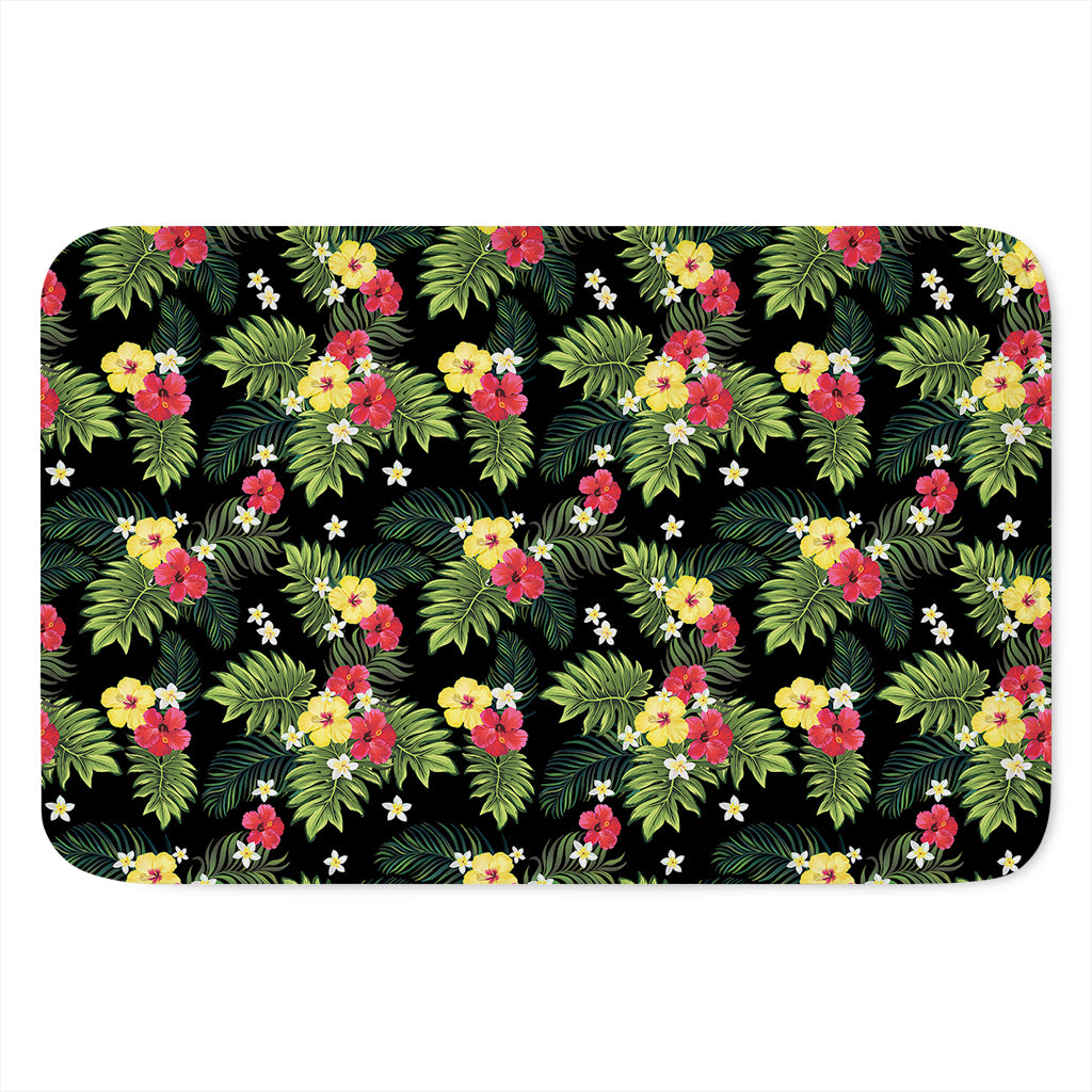 Tropical Hibiscus Aloha Pattern Print Indoor Door Mat