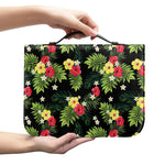 Tropical Hibiscus Aloha Pattern Print Leather Bible Cover