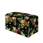 Tropical Hibiscus Aloha Pattern Print Leather Tissue Box Cover
