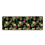 Tropical Hibiscus Aloha Pattern Print Long Kitchen Mat