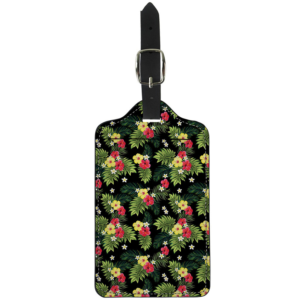 Tropical Hibiscus Aloha Pattern Print Luggage Tag