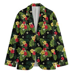 Tropical Hibiscus Aloha Pattern Print Men's Blazer