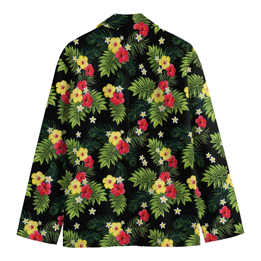 Tropical Hibiscus Aloha Pattern Print Men's Blazer