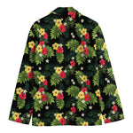 Tropical Hibiscus Aloha Pattern Print Men's Blazer