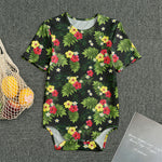 Tropical Hibiscus Aloha Pattern Print Men's Bodysuit