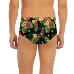 Tropical Hibiscus Aloha Pattern Print Men's Briefs