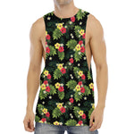 Tropical Hibiscus Aloha Pattern Print Men's Muscle Tank Top