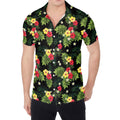 Tropical Hibiscus Aloha Pattern Print Men's Shirt