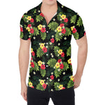 Tropical Hibiscus Aloha Pattern Print Men's Shirt