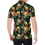 Tropical Hibiscus Aloha Pattern Print Men's Shirt