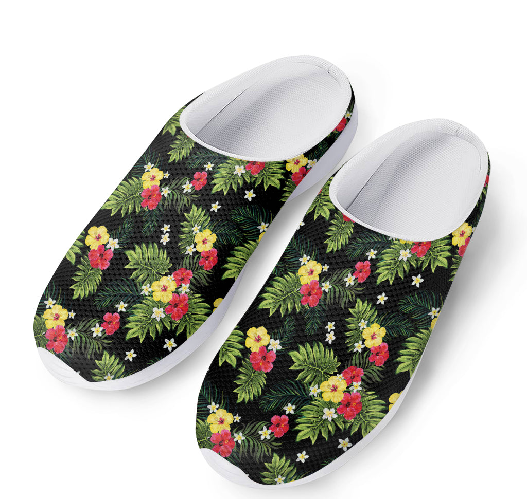 Tropical Hibiscus Aloha Pattern Print Mesh Casual Shoes