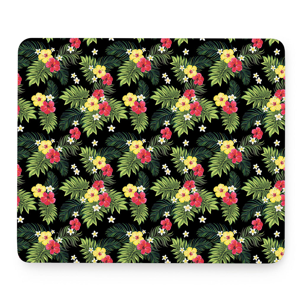 Tropical Hibiscus Aloha Pattern Print Mouse Pad