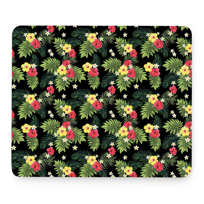 Tropical Hibiscus Aloha Pattern Print Mouse Pad