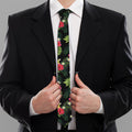 Tropical Hibiscus Aloha Pattern Print Necktie