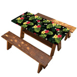 Tropical Hibiscus Aloha Pattern Print Picnic Table Cover