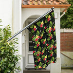Tropical Hibiscus Aloha Pattern Print Polyester Flag