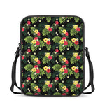 Tropical Hibiscus Aloha Pattern Print Rectangular Crossbody Bag