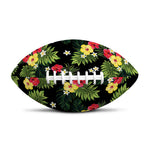 Tropical Hibiscus Aloha Pattern Print Rugby Ball