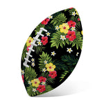 Tropical Hibiscus Aloha Pattern Print Rugby Ball