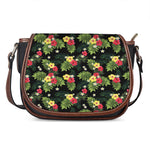 Tropical Hibiscus Aloha Pattern Print Saddle Bag