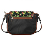Tropical Hibiscus Aloha Pattern Print Saddle Bag