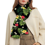 Tropical Hibiscus Aloha Pattern Print Scarf