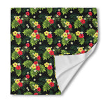 Tropical Hibiscus Aloha Pattern Print Silk Bandana