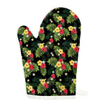 Tropical Hibiscus Aloha Pattern Print Single Oven Mitt