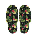 Tropical Hibiscus Aloha Pattern Print Slippers
