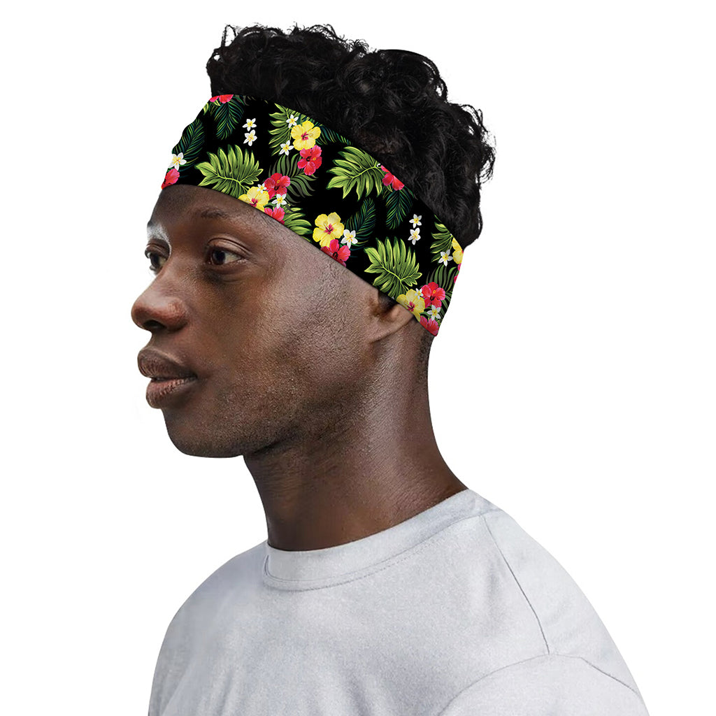 Tropical Hibiscus Aloha Pattern Print Sports Headband