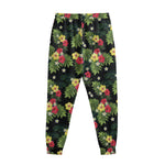 Tropical Hibiscus Aloha Pattern Print Sweatpants