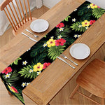 Tropical Hibiscus Aloha Pattern Print Table Runner