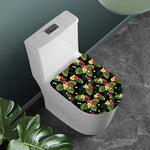 Tropical Hibiscus Aloha Pattern Print Toilet Lid Cover