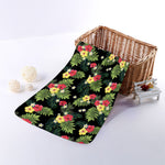Tropical Hibiscus Aloha Pattern Print Towel