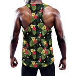 Tropical Hibiscus Aloha Pattern Print Training Tank Top