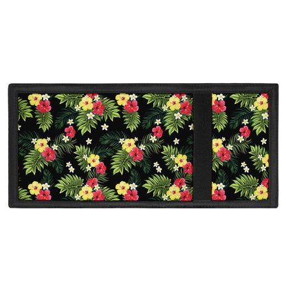 Tropical Hibiscus Aloha Pattern Print Trifold Wallet