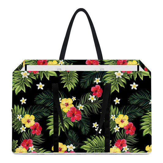Tropical Hibiscus Aloha Pattern Print Utility Tote Bag
