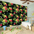 Tropical Hibiscus Aloha Pattern Print Wall Sticker
