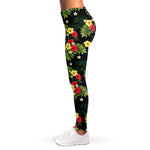 Tropical Hibiscus Aloha Pattern Print Women's Leggings