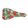 Tropical Hibiscus Blossom Pattern Print Bicycle Seat Cover